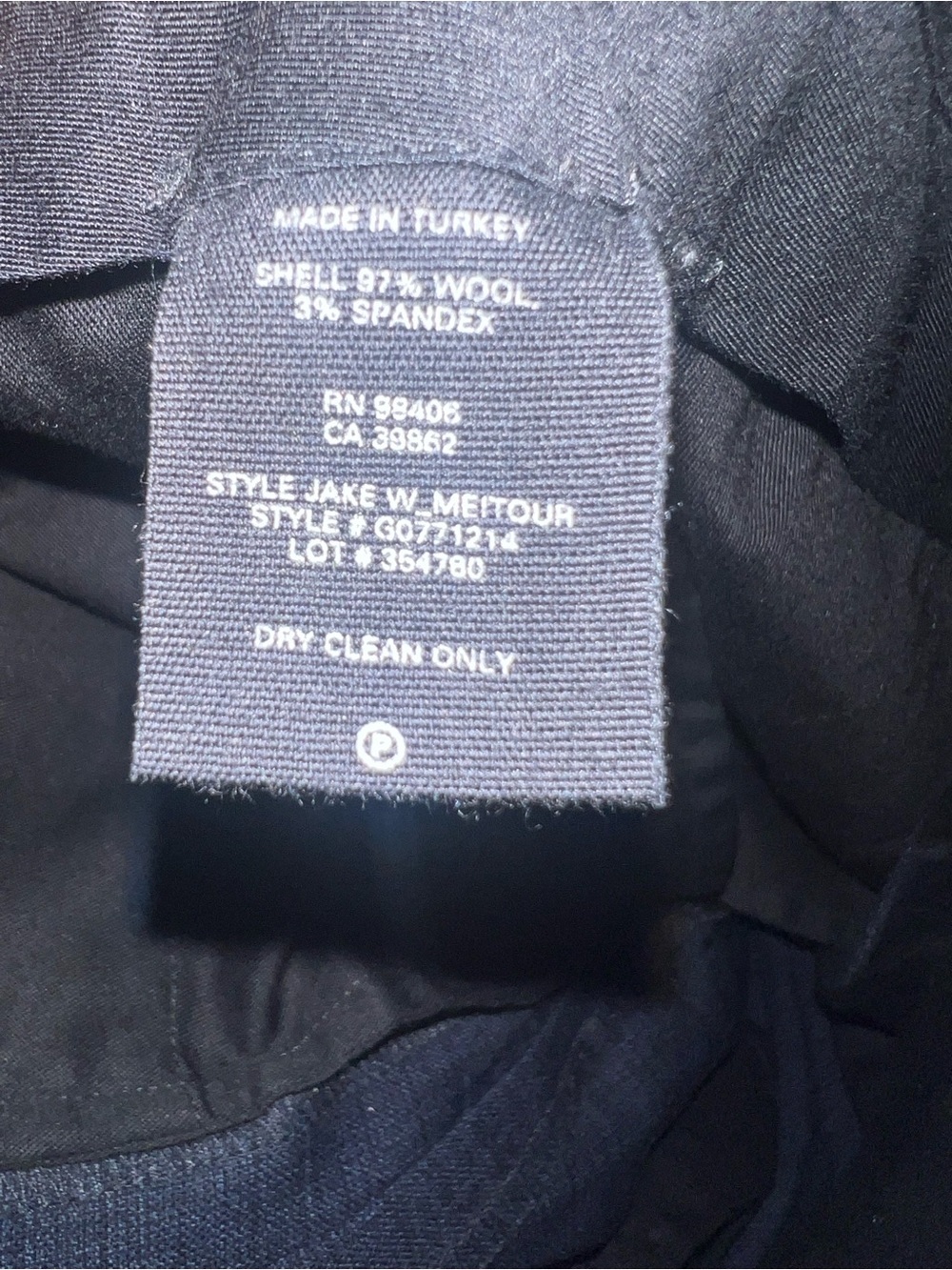 Theory Dark Navy Men's Dress Pants Size 32/31 - Picture 4 of 4